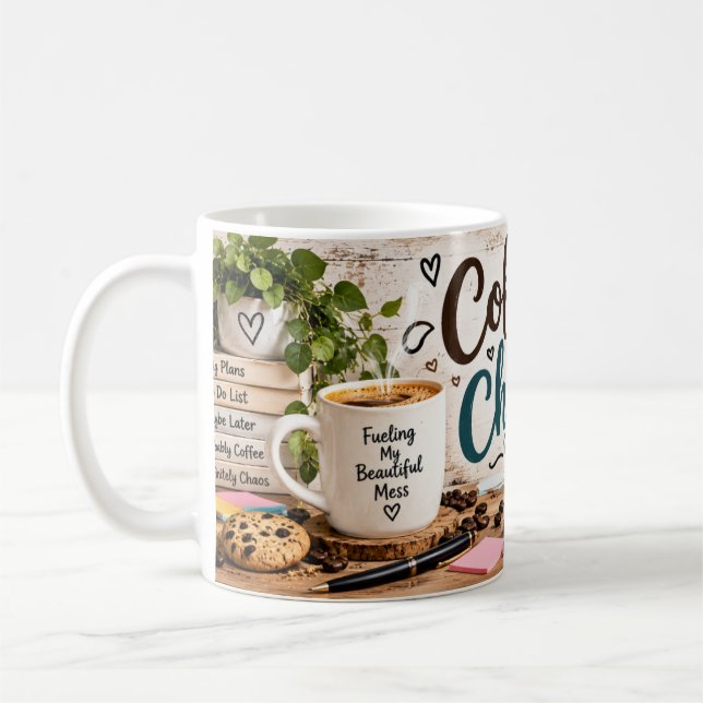 Coffee & Chaos Mug (Left)