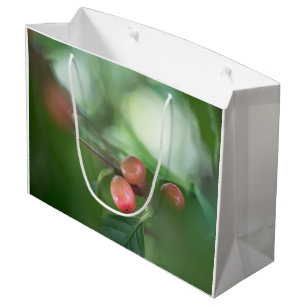 Coffee Cherries Card Large Gift Bag