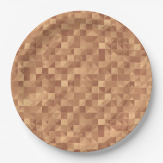 Coffee Chic Party Plates: Disposable Elegance Paper Plate