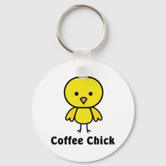 Coffee Chick Key Ring