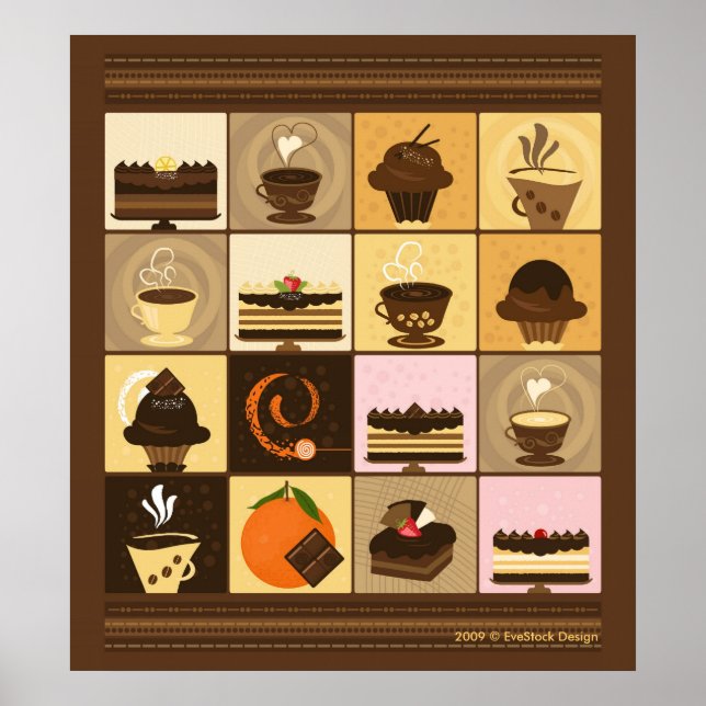Coffee & Chocolate Canvas Print (Front)