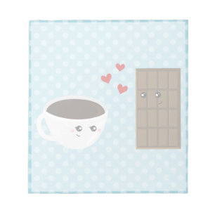 Coffee & Chocolate Love Notepad