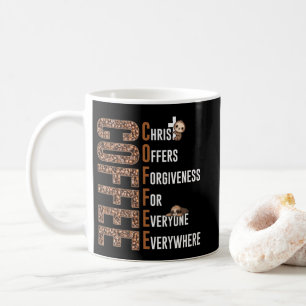 Coffee Christ Offers Forgiveness For Everyone Mug