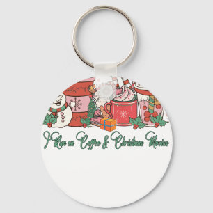coffee christmas key ring
