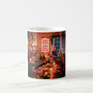 coffee Christmas mug with lots of celebrations.