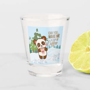 coffee, christmas  shot glass