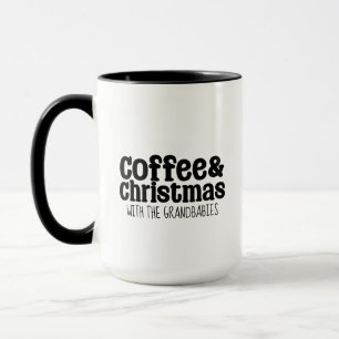 Coffee & Christmas With Your Own Custom Text Mug