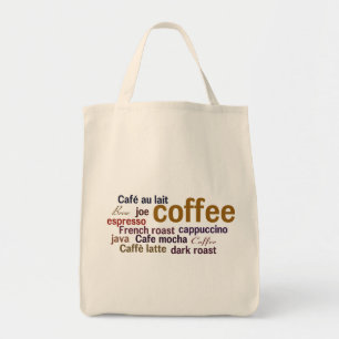 Coffee Cloud shopping tote