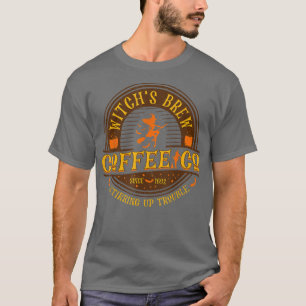 Coffee Co Halloween Witch Witches Brew Coffee Love T-Shirt