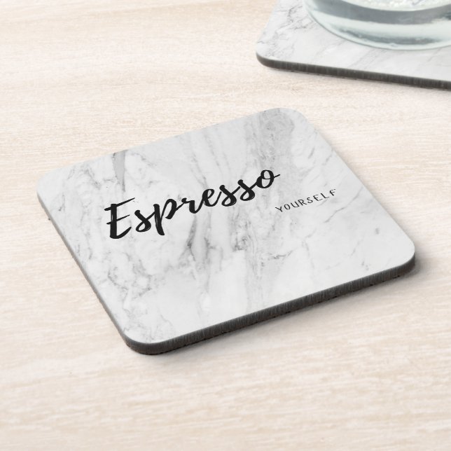 Coffee coaster - Espresso Yourself (Left Side)