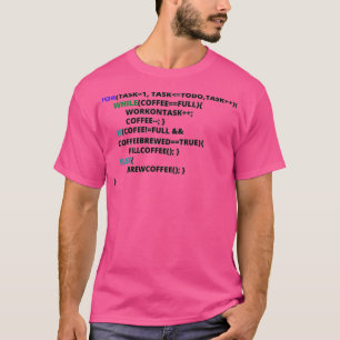 Coffee Code JAVA T T-Shirt