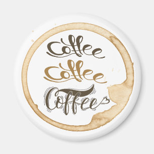 Coffee Coffee Coffee 2¼ Inch Circle Magnet