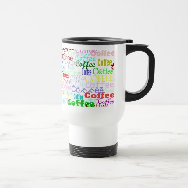 Coffee Coffee Coffee! Travel Mug (Right)
