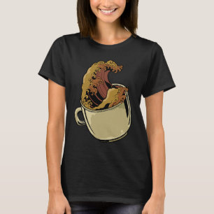 Coffee coffee drinker artwork motif T-Shirt