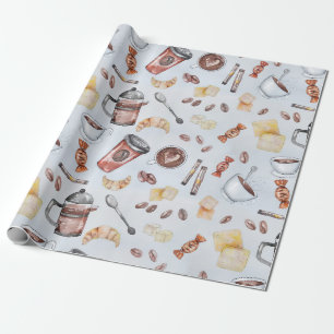 Coffee coffeemania caffeine wrapping paper