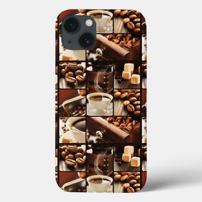 Coffee Collage Case-Mate iPhone Case (Back)