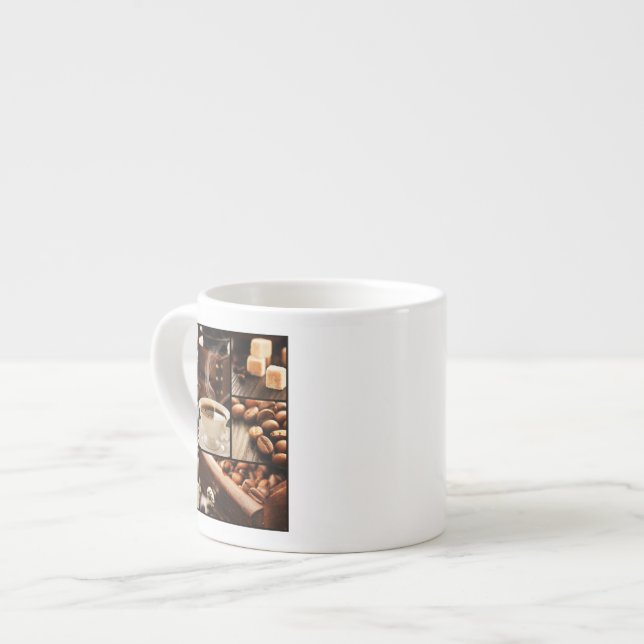 Coffee Collage Espresso Cup (Front Left)