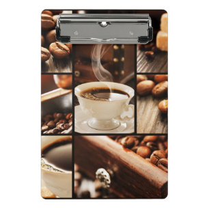 Coffee Collage Mini Clipboard
