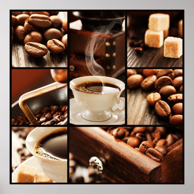 Coffee Collage Poster (Front)
