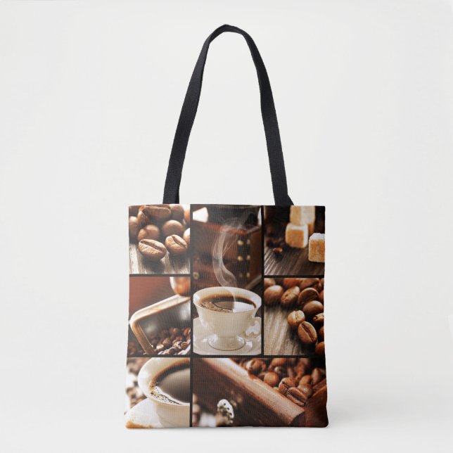 Coffee Collage Tote Bag (Front)