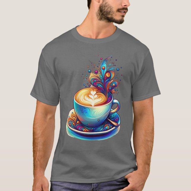 Coffee Colorful gift T-Shirt (Front)