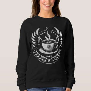 Coffee Commander (white) Sweatshirt