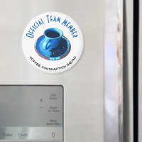 Coffee Consumption Squad | Blue Cup and Saucer