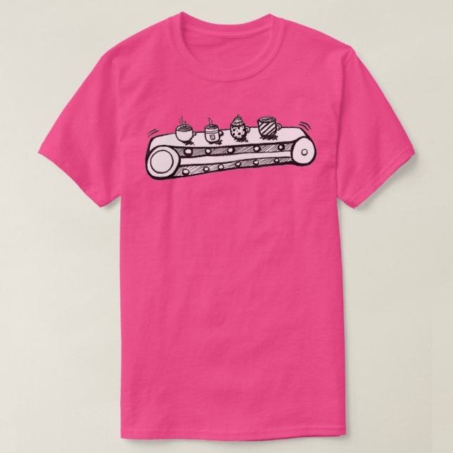 Coffee Conveyor T-Shirt (Design Front)