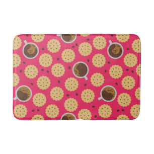 Coffee & Cookies Bath Mat