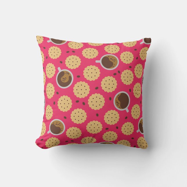 Coffee & Cookies Cushion (Front)