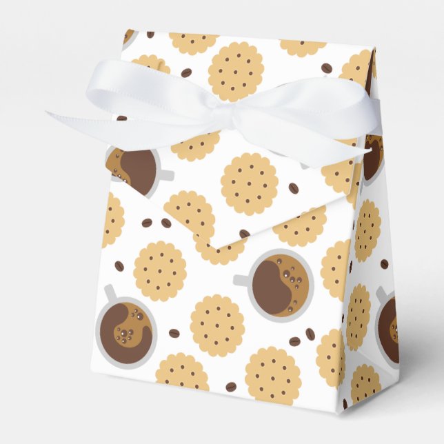 Coffee & Cookies Favour Box (Front Side)