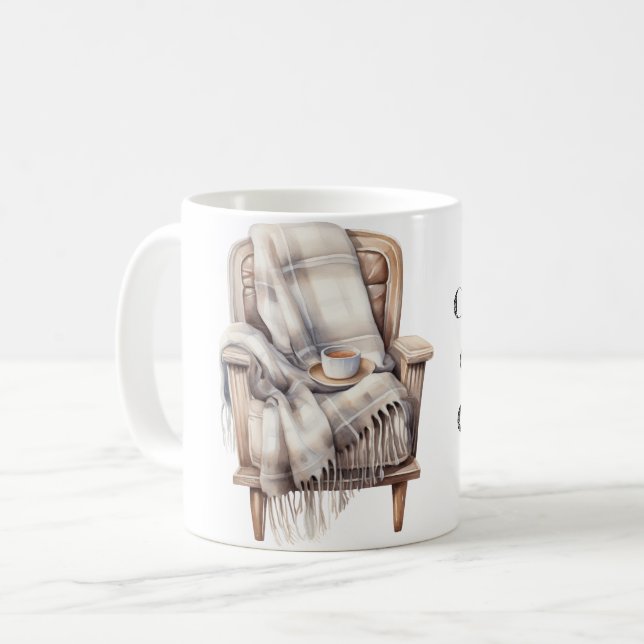 Coffee Cosy Calm Relaxation Coffee Mug (Front Left)