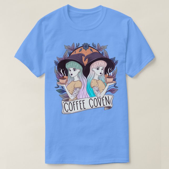 Coffee coven witches T-Shirt (Design Front)