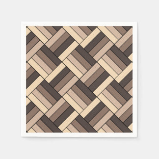 Coffee & Cream Mosaic Napkin