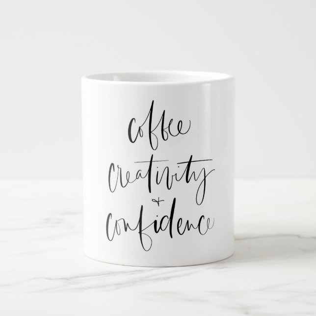 Coffee, Creativity + Confidence Mug (Front)