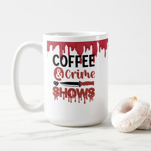 Coffee & Crime Show  Mug (With Donut)