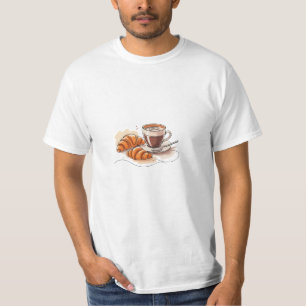 coffee croissant T-Shirt