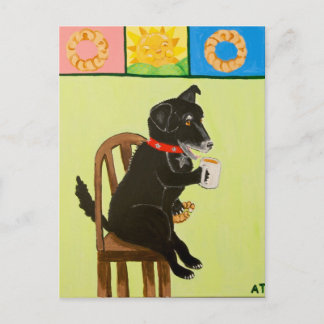 Coffee & Crullers II Postcard