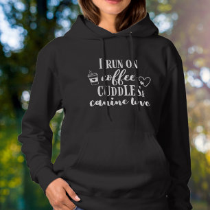 Coffee, Cuddles, and Canine Love Hoodie