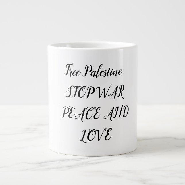 Coffee cup can change the life of the Palestinian (Front)