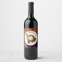Coffee cup cappuccino brown white latte
