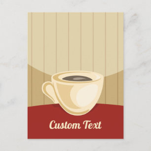 Coffee cup card