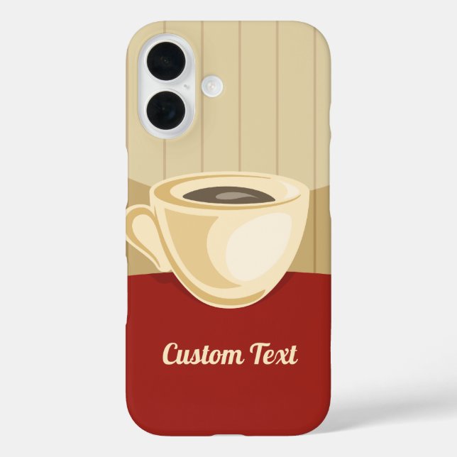 Coffee Cup Case-Mate iPhone Case (Back)