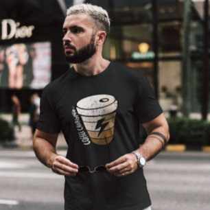 Coffee Cup Charging T-Shirt