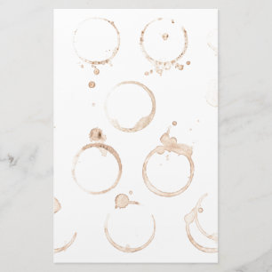Coffee cup coffee stain stationery