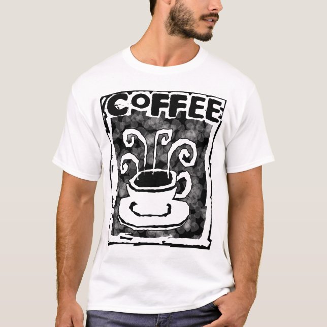 Coffee Cup for White Shirts (Front)