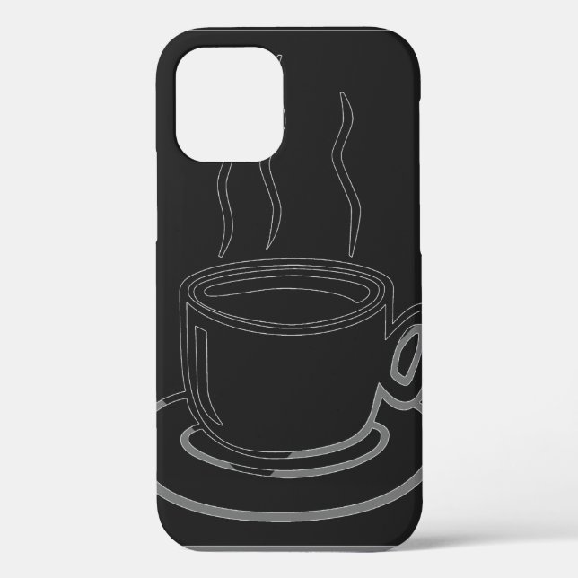 Coffee Cup Graphic Art Case-Mate iPhone Case (Back)
