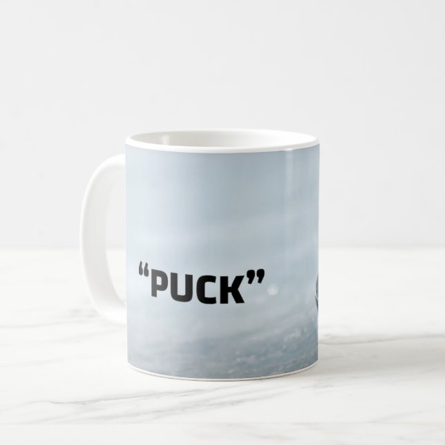 Coffee cup Hockey 11 oz Ceramic W-PT ZLE (Front Left)