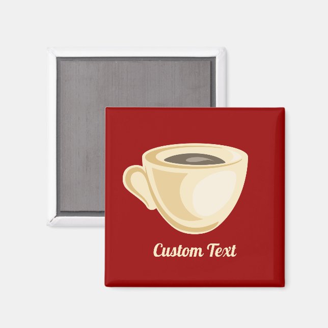 Coffee cup magnet (Front/Back)