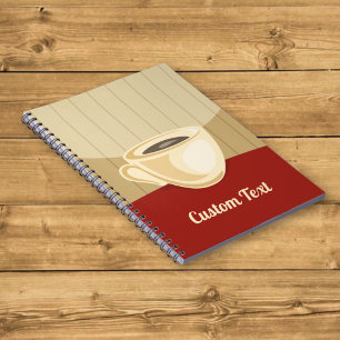 Coffee cup notebook
